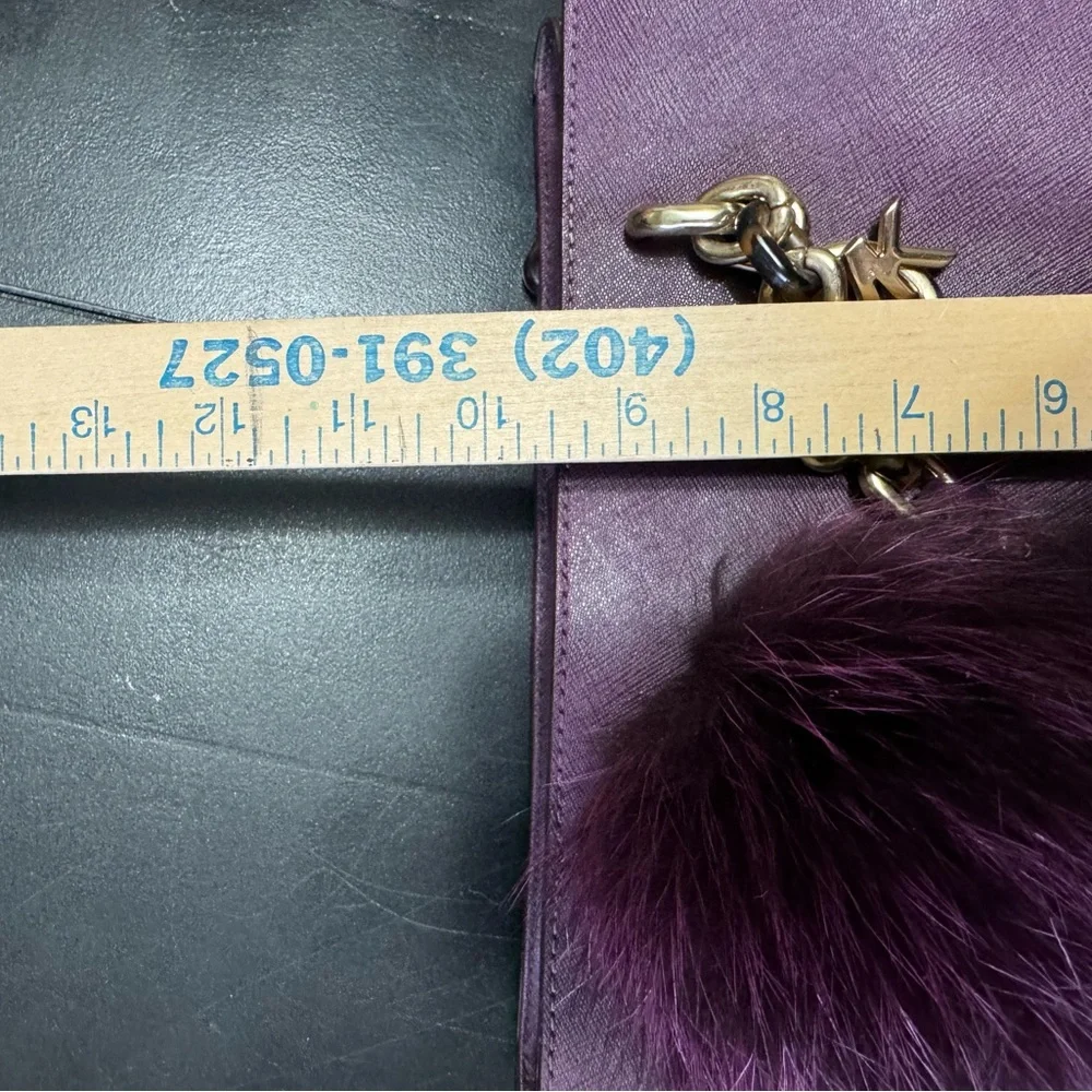 Michael Kors Purple Leather‎ Sofia Tote